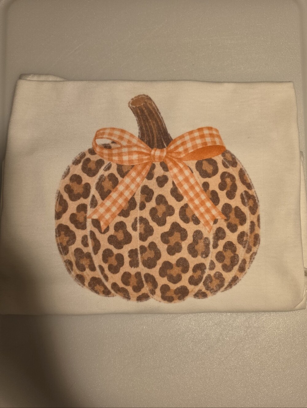 Brand New Cheetah Pumpkin Shirt Size Large